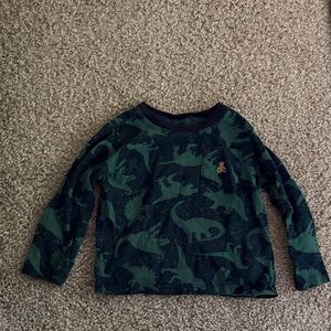 GAP Green Dinosaur Long Sleeve Tee
